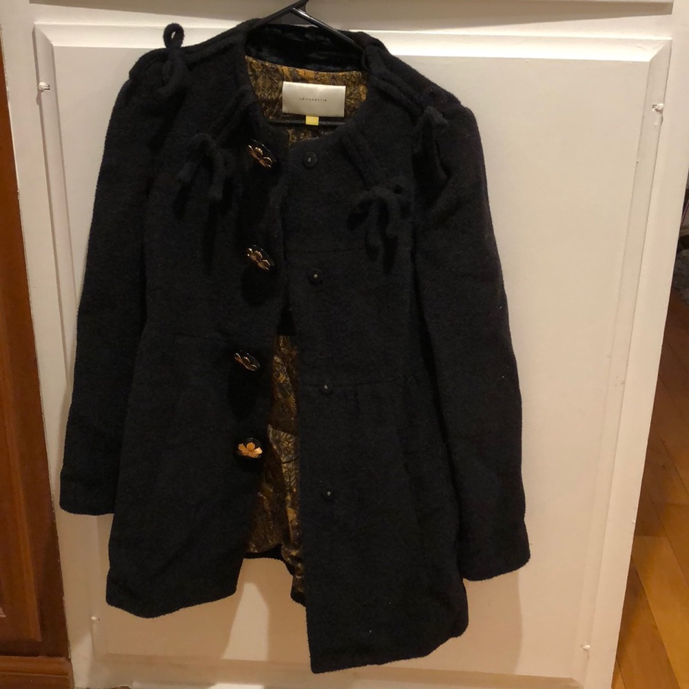 Anthro leifsdottir peacoat jacket